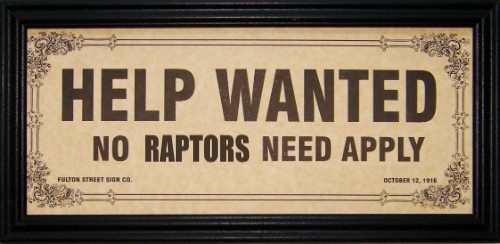 no raptors